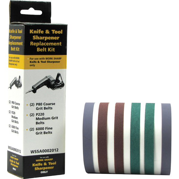 WORKSHARP 6PC REPLACEMENT BELT PACK FOR WSKTS